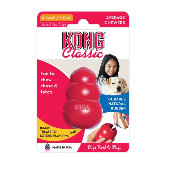 KONG Classic (XS) - Jouet à mâcher pour chiens