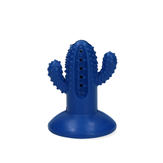 Jouet à mâcher en forme de cactus - idéal pour la dentition (Taille S) Bleu