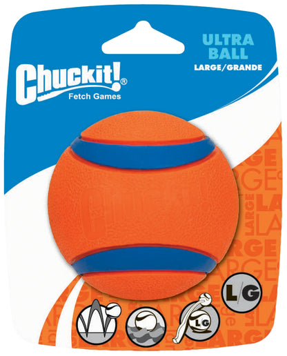 Balle ultra résistante pour chien - Chuckit Ultra Ball Large