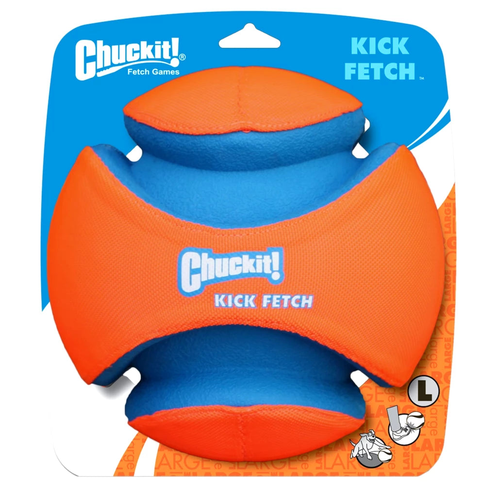 Chuckit ! Kick Fetch Ball – Balle de Football pour Chien