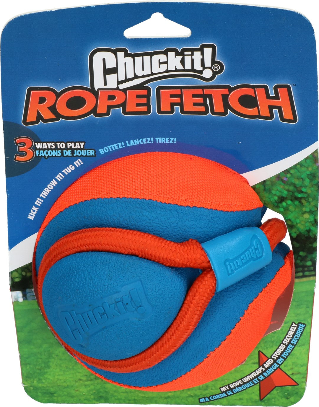 Balle pour chien Multifonction - Chuckit Rope Fetch