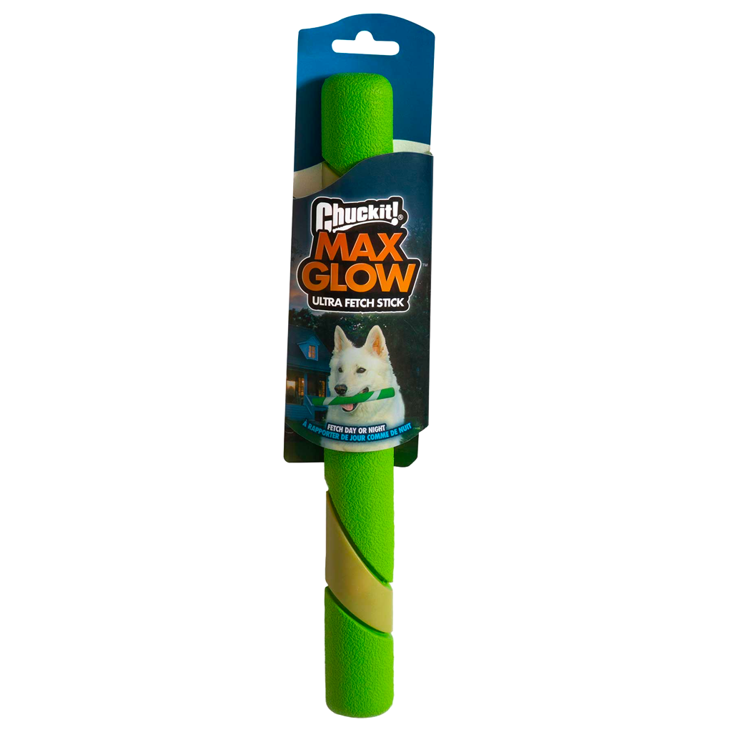 Bâton lumineux pour chien - Chuckit Max Glow Ultra Fetch