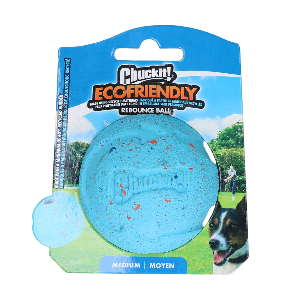 Chuckit! Rebounce Fetch Ball - Balle en matériaux recyclé