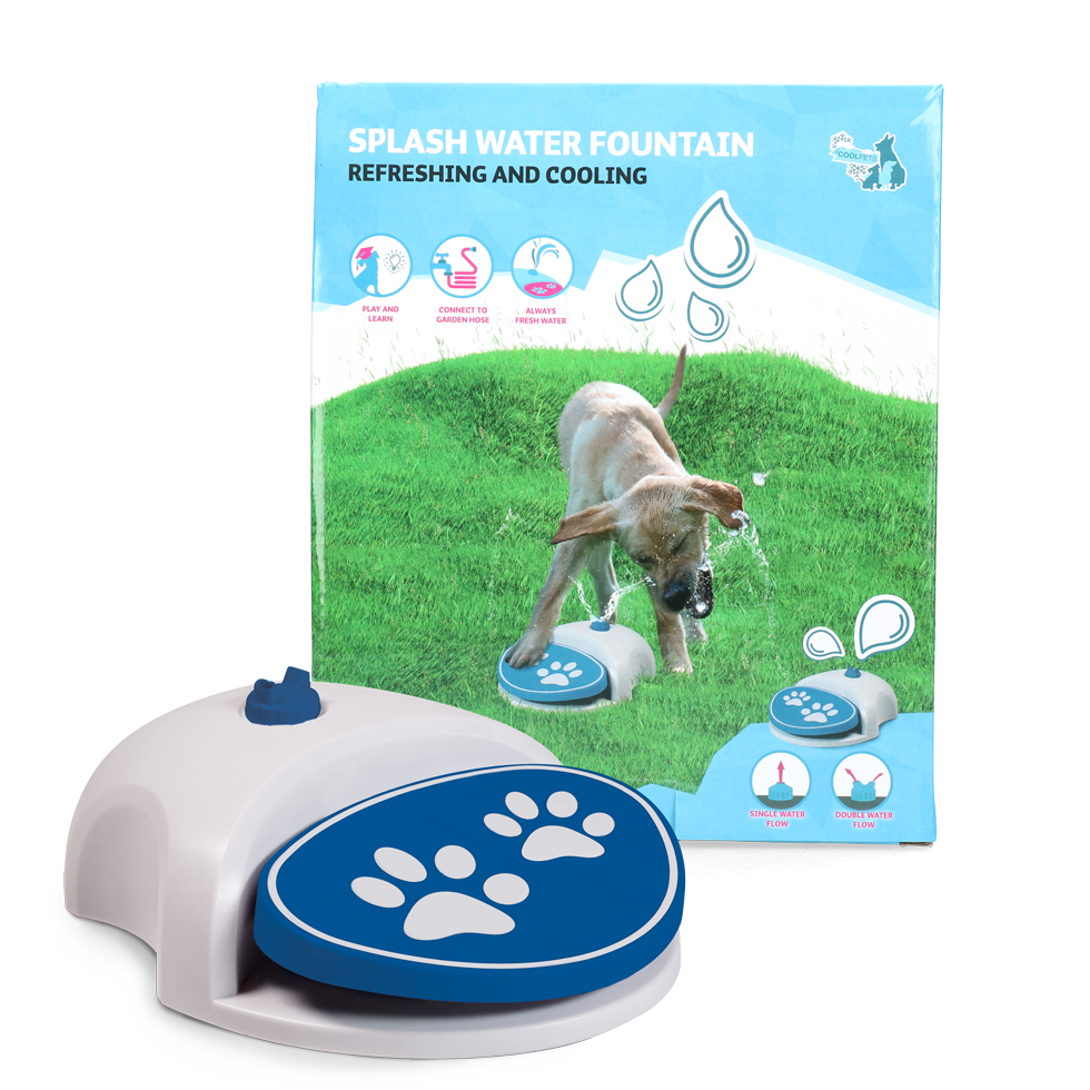 Fontaine à eau interactive pour chien - Coolpets Splash