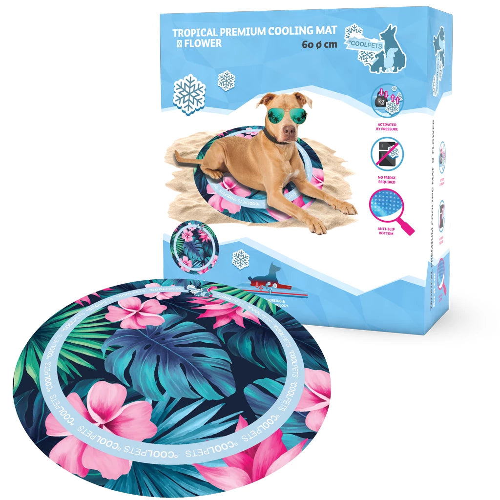 Tapis de refroidissement Tropical pour chien - Coolpets