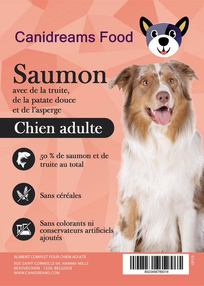 Canidreams Food Adulte - Saumon (Sans céréales)