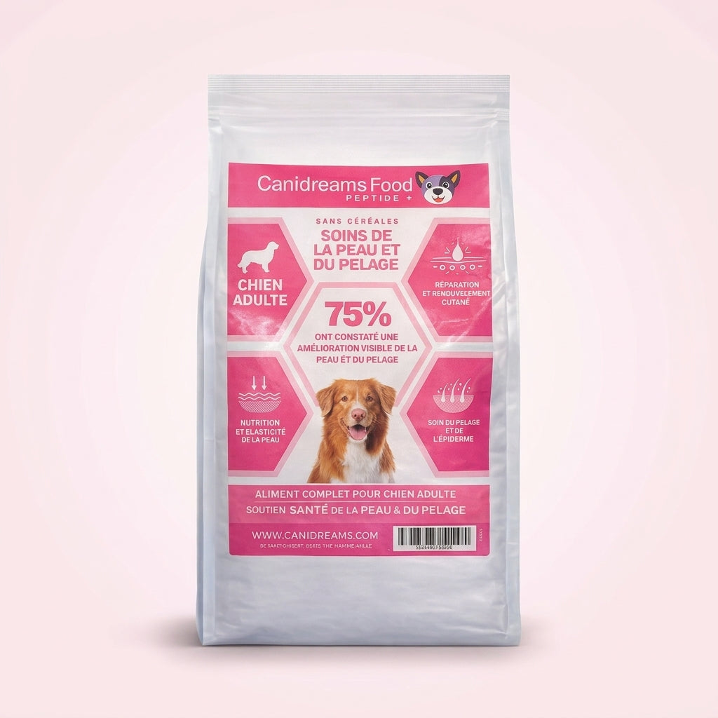 Canidreams Food - Peptide + Soins de la peau et du  pelage