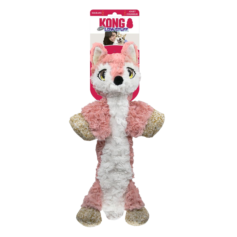 Peluche pour chien - Kong Low Stuff Renard