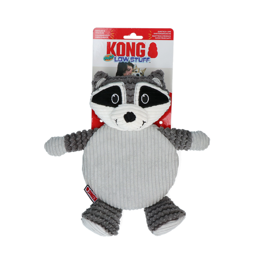 Peluche pour chien - Raton Laveur KONG Low Stuff Crackle