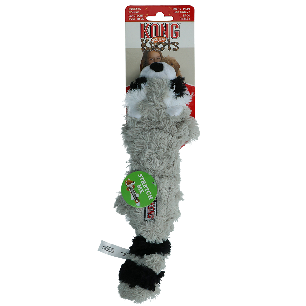 Peluche pour chien - Kong Knots Raton Laveur (M)