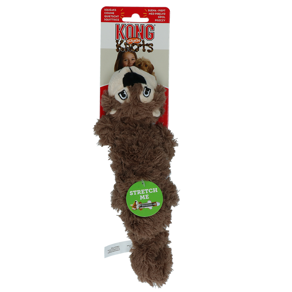 Peluche pour chien - Kong Knots Écureuil (M)