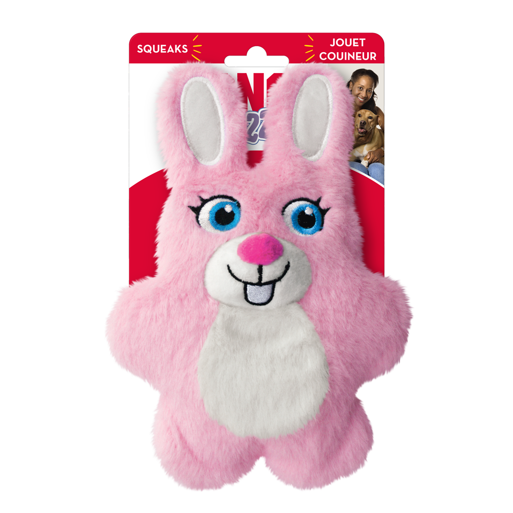 Peluche pour chien - Kong Snuzzles Lapin Rose