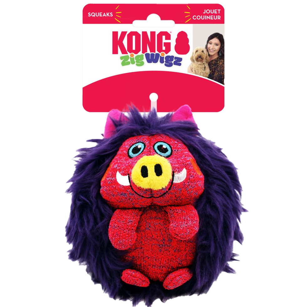 Peluche pour chien - Kong ZigWigz Phacochère