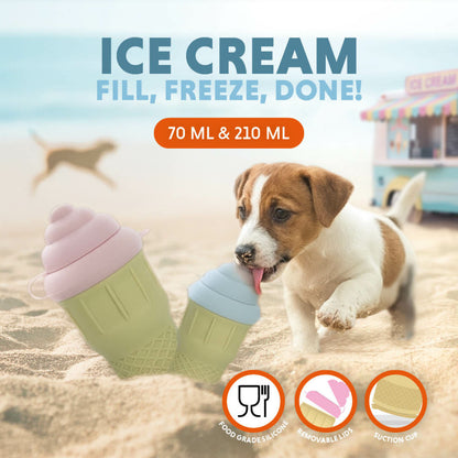 Jouet à fourrer pour chien - Crème Glacée Coolpets
