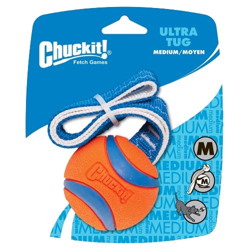 Balle avec corde pour chien (M) - Chuckit Ultra Tug - Canidreams