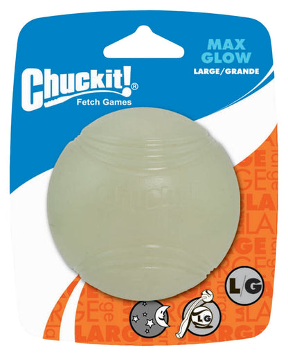 Balle lumineuse pour chien - Chuckit Max Glow - Canidreams