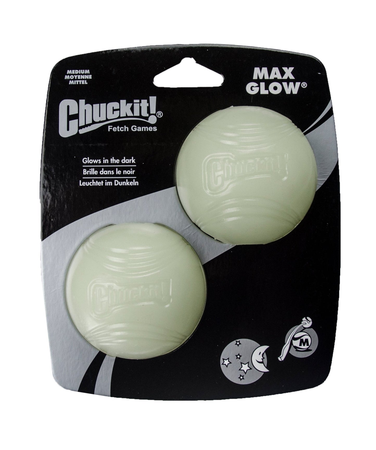 Balle lumineuse pour chien - Chuckit Max Glow - Canidreams