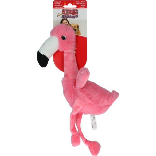 Peluche pour chien - Kong Shakers Flamant Rose