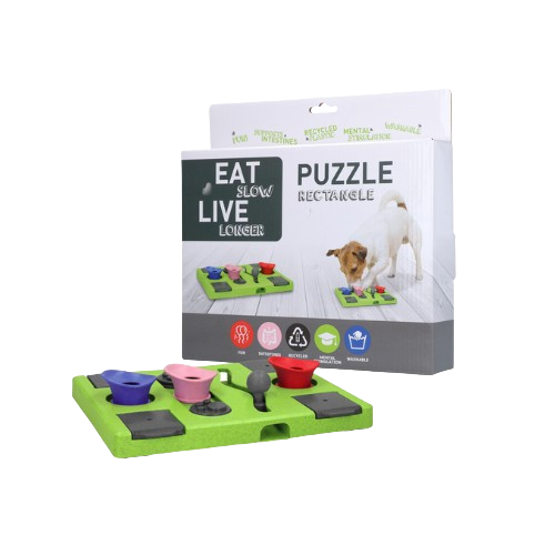 Puzzle Rectangle pour chien - Eat Slow Live Longer