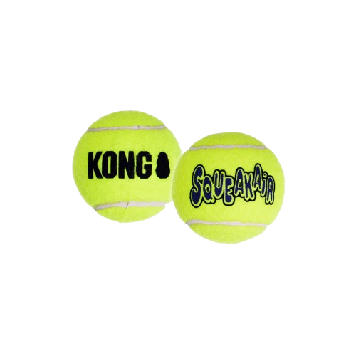 Balles de tennis avec couineur pour chien - KONG Air Squeaker