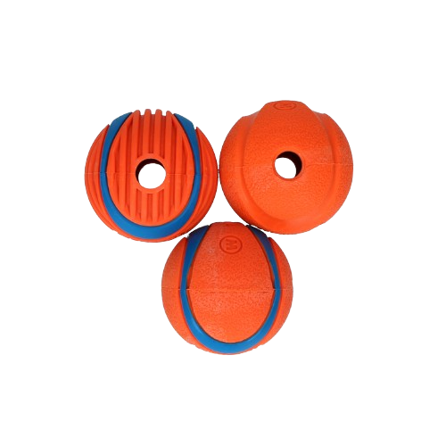 Chuckit - Lot de 3 balles Fetch en Caoutchouc