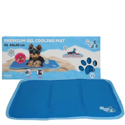 tapis rafraîchissant gel pour chien xs 40x30 cm petite race yorkshire