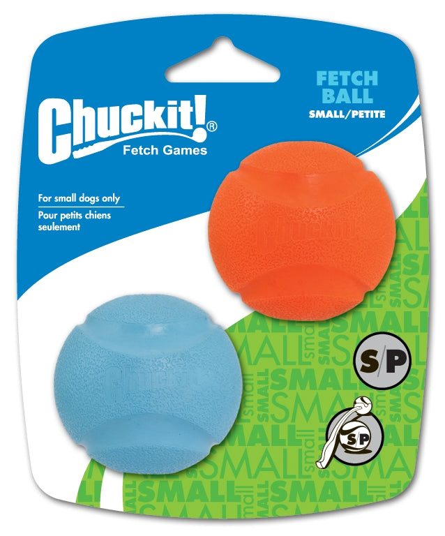 Balle rebondissante pour chien - Chuckit Fetch Ball (S) pack de 2