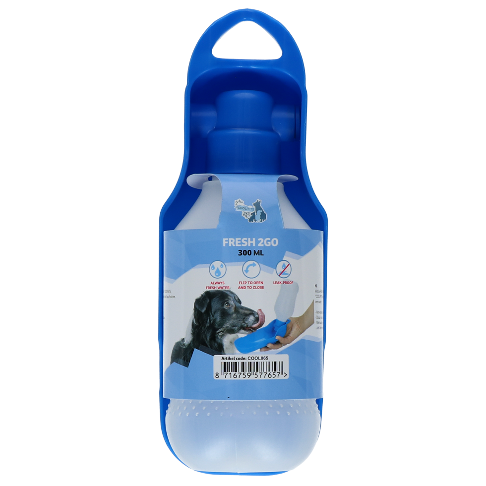 Bouteille d'eau portable pour chien - Coolpets 300 ML