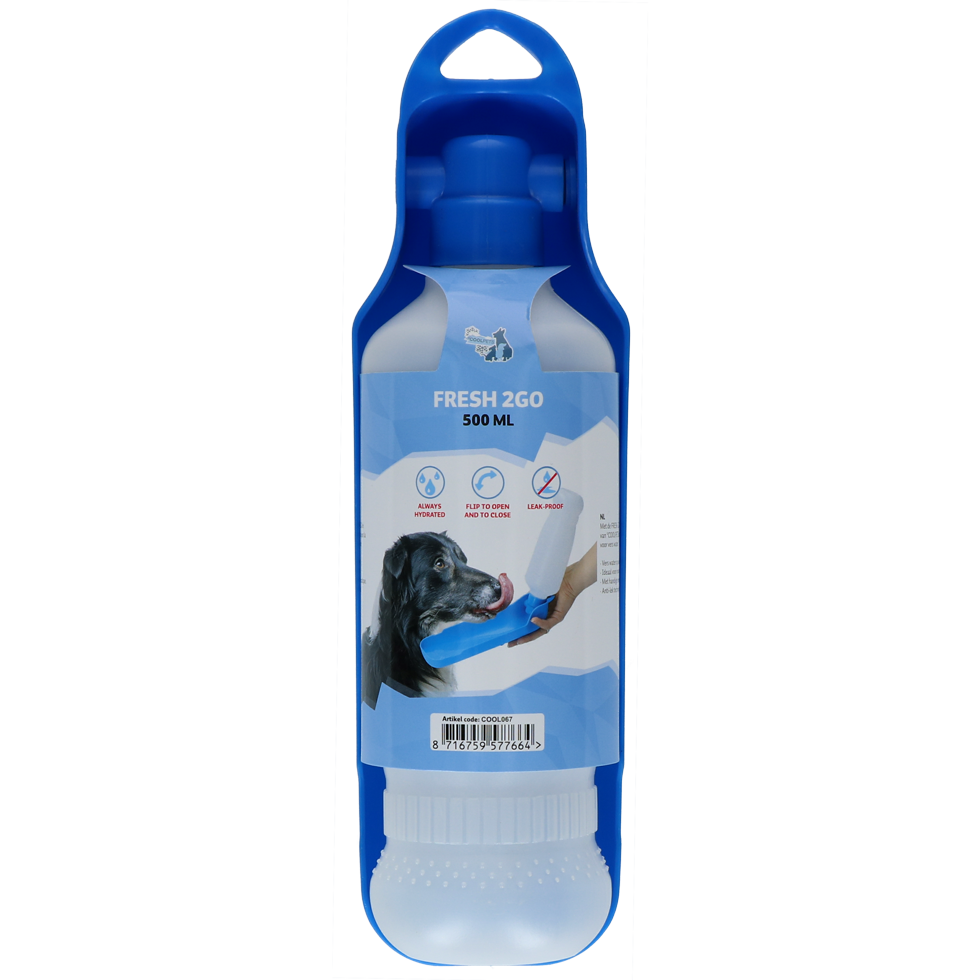 Bouteille d'eau portable pour chien - Coolpets 500 ML