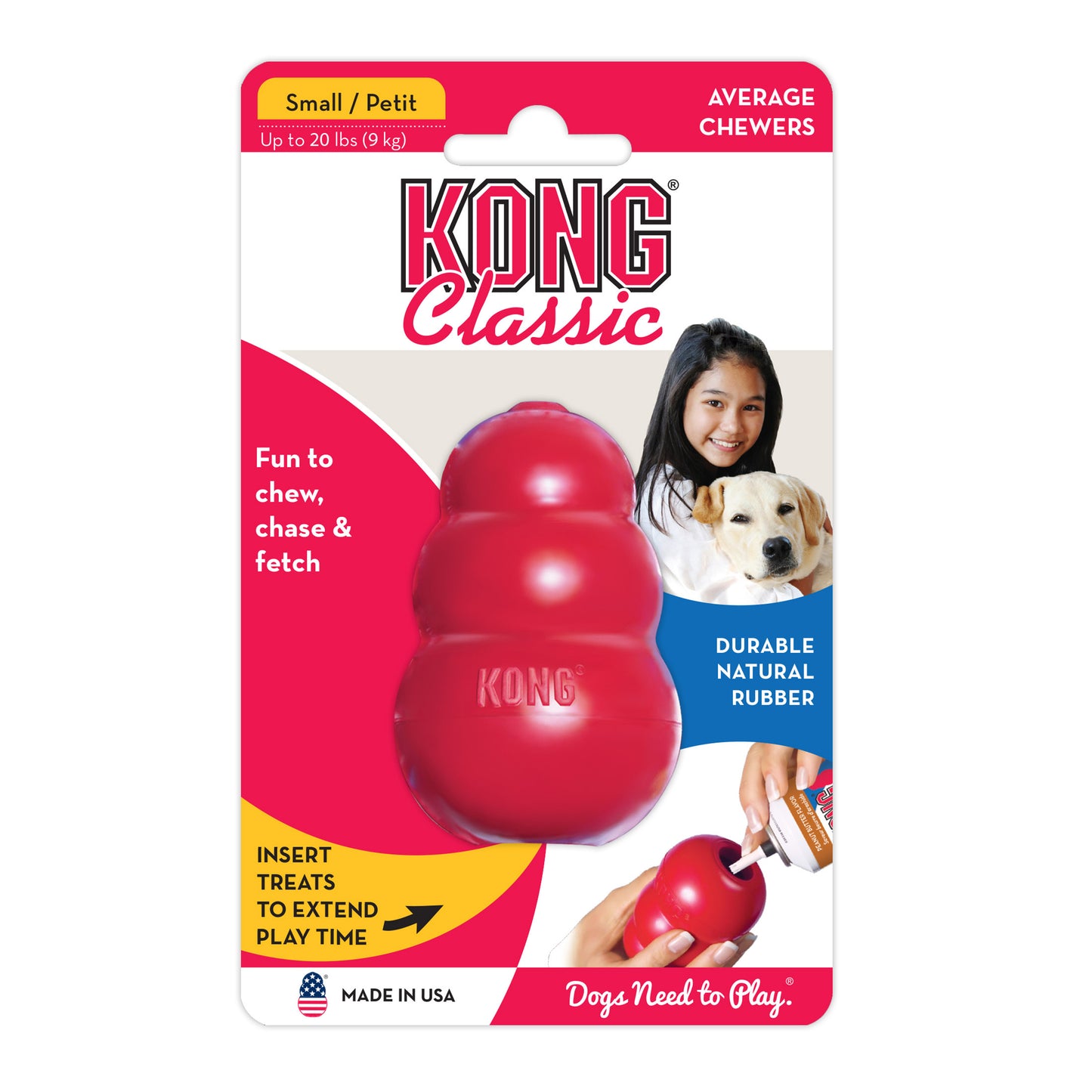 Kong Classic (S) - jouet pour chien