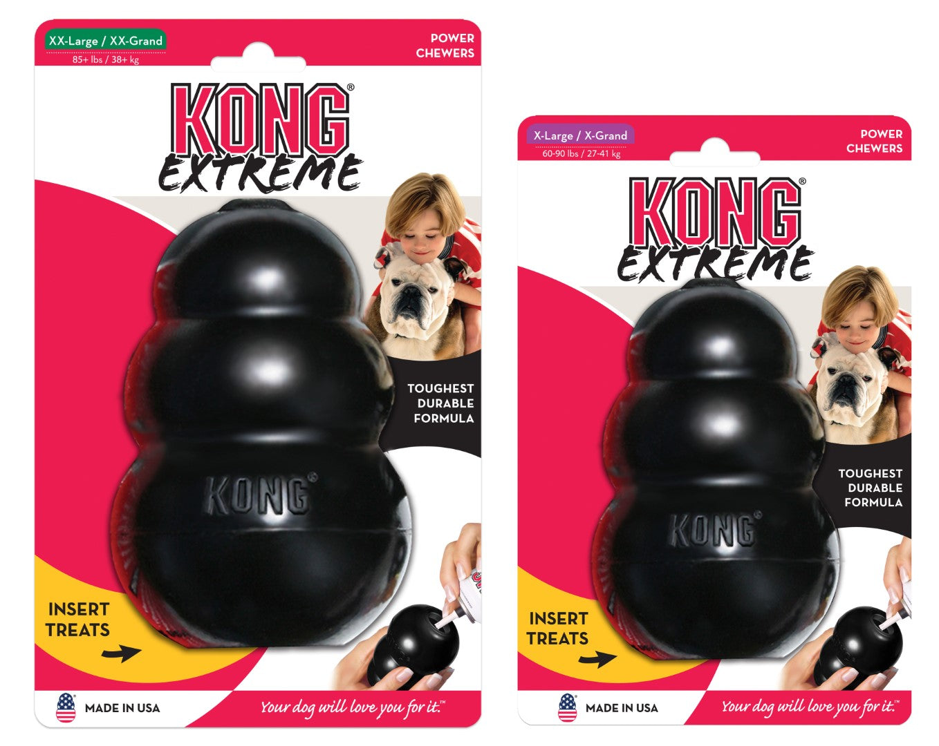 KONG Classic Extreme (XL) - Jouet Ultra Résistant pour chiens 