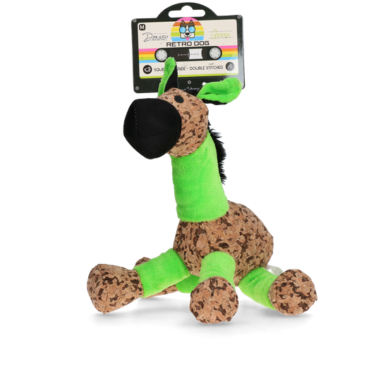 Peluche pour chien - Âne Vert